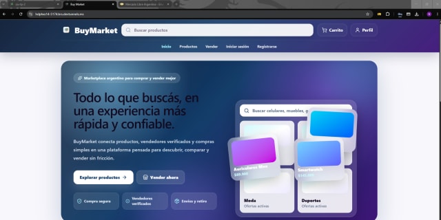 BuyMarket - vista previa