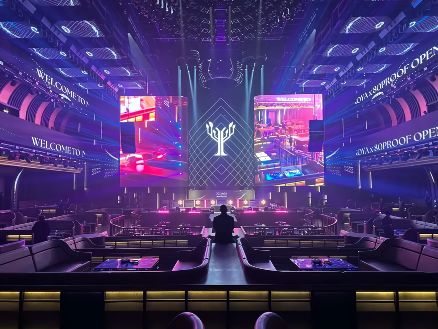 Noya x 80 Proof, klub malam futuristik di Jakarta, contoh 10 Hiburan Malam Viral 2025