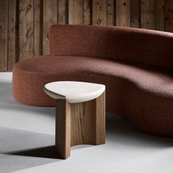Lady R side table by Luca Erba alternate finish