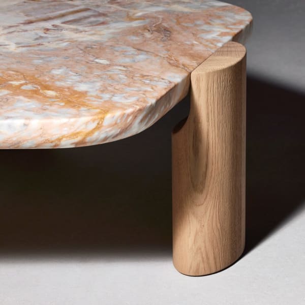 Lob Low table by Christophe Delcourt alternate finish