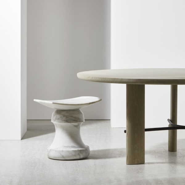 Roi stool by Christophe Delcourt alternate finish