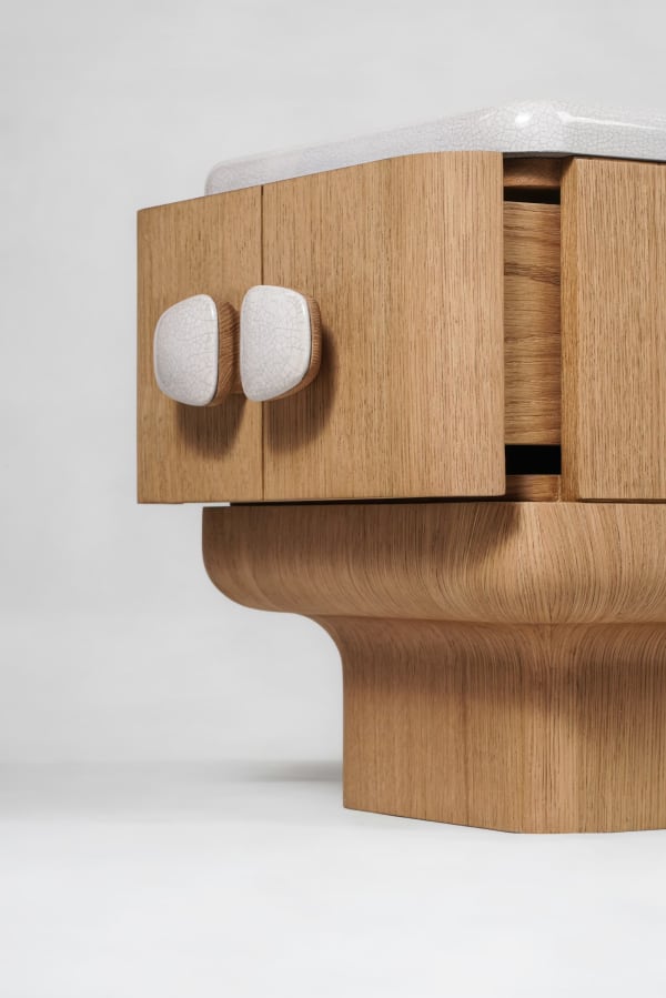 Anemos Bedside Table alternate finish