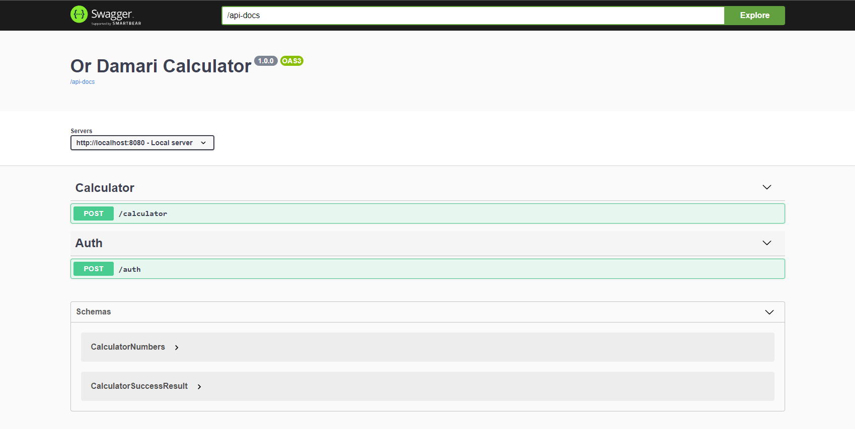 GitHub - ordamari/Calculator: This repository contains a Swagger ...