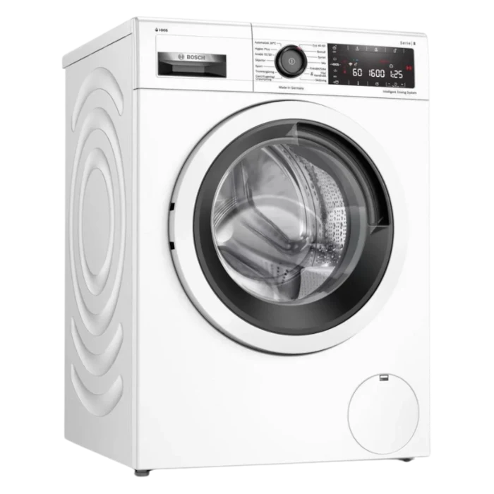 Technik serwisu AGD naprawiający pralkę w Przemyślu