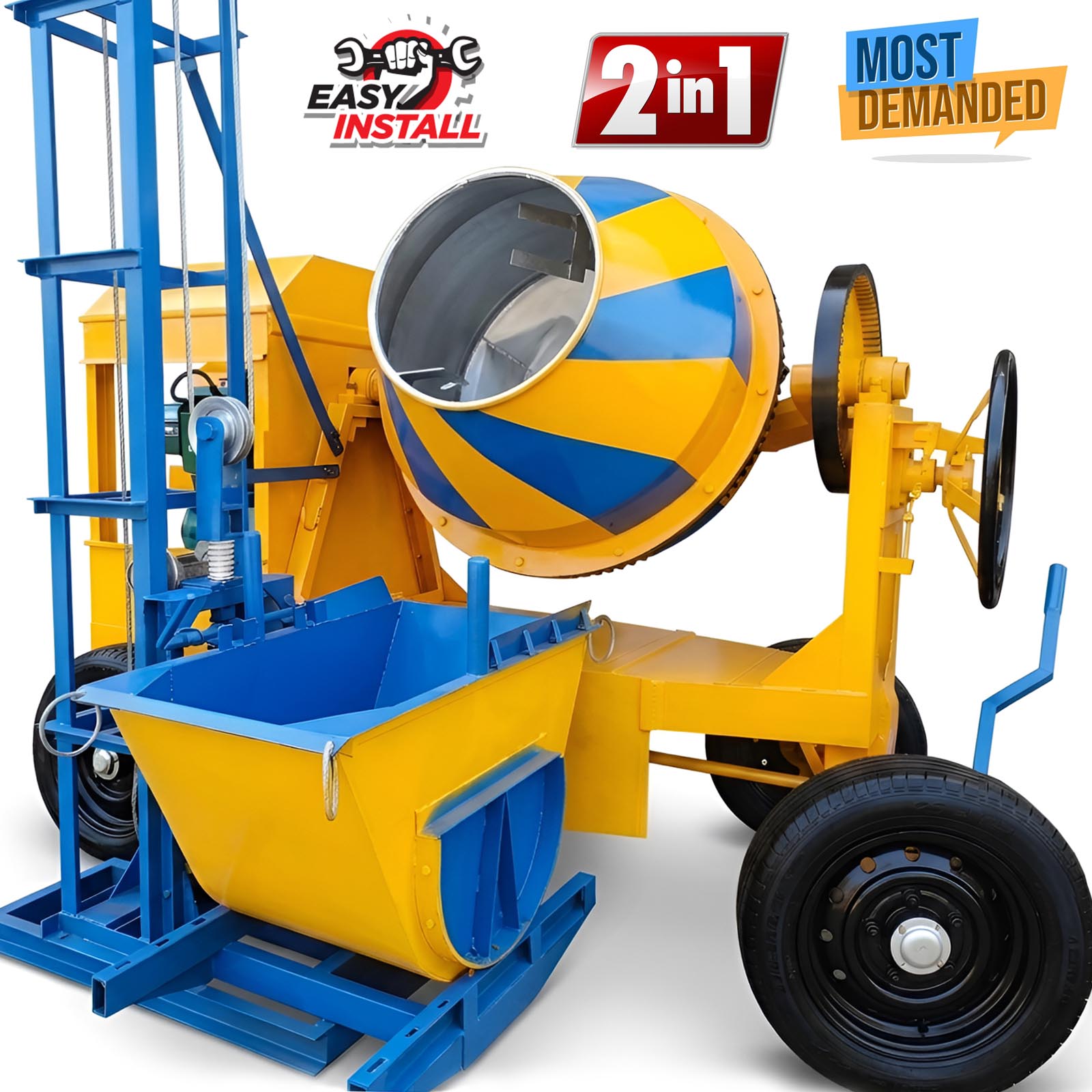 2 in 1 Lift Mixer Machine