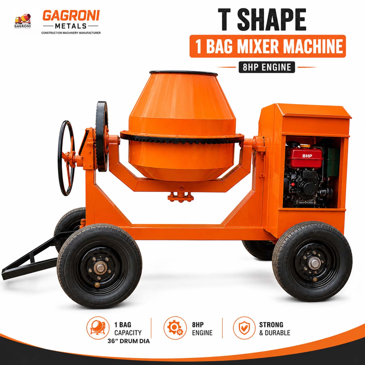 Concrete Mixer Machine 1 Bag