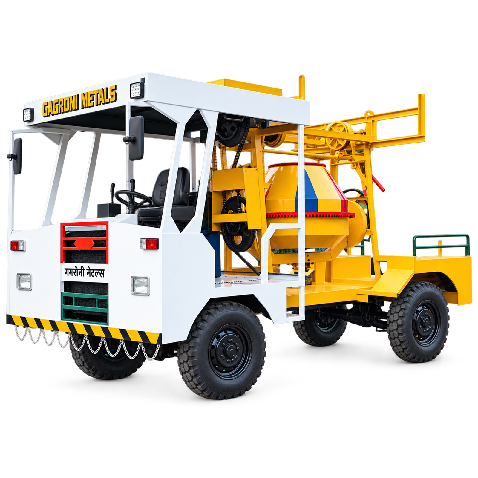 Self Drive Concrete Lift Mixer Machine