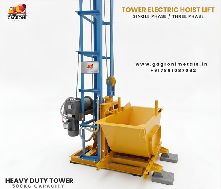 Three Phase Electrcic Tower Hoist Lift Machine