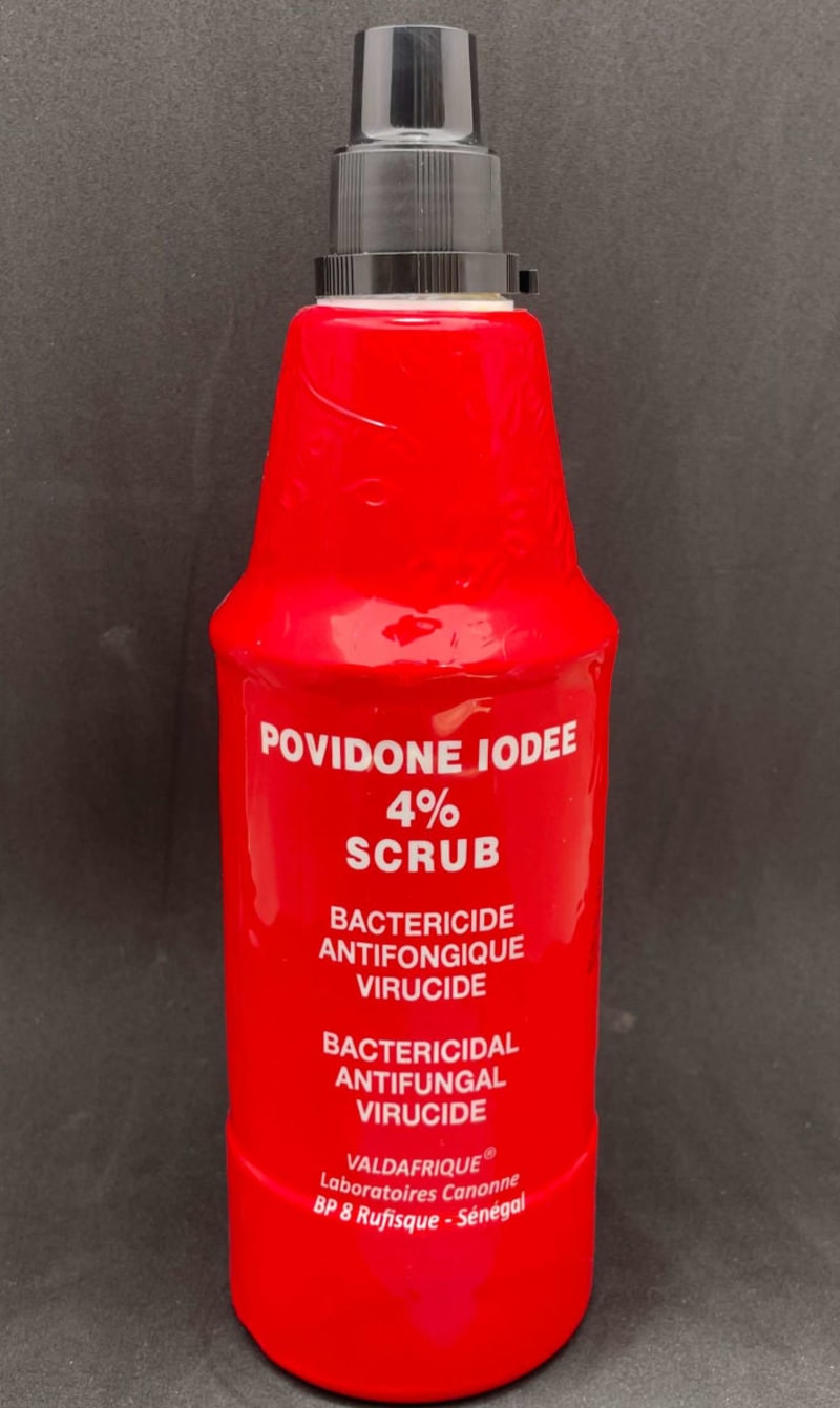 BETADINE ROUGE 125ML — matériel médical à Dakar