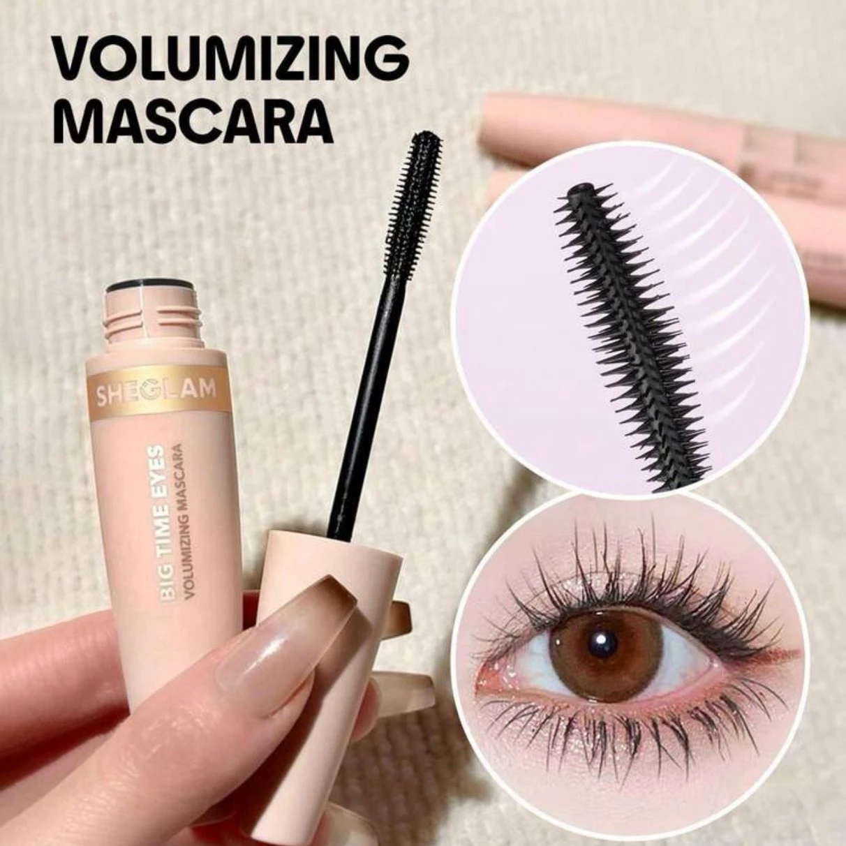 - a ماسكارا SG SHEGLAM Big Time Eyes Volumizing