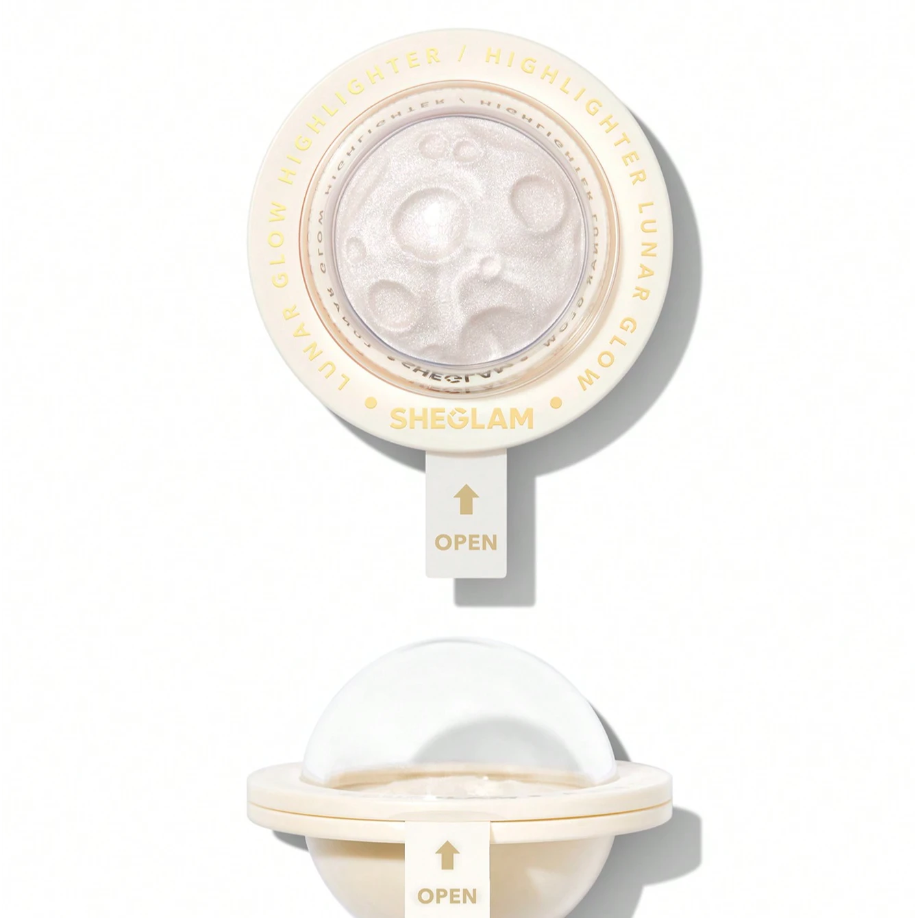 - SG SHEGLAM Lunar Glow Highlighter-Vanilla Frost