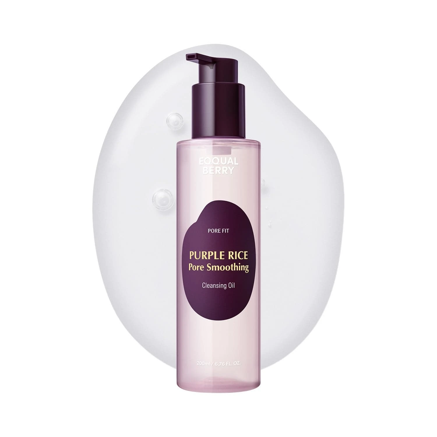 EQQUALBERRY PURPLE RICE PORE SMOOTHING CLEANSING OIL 200ml
