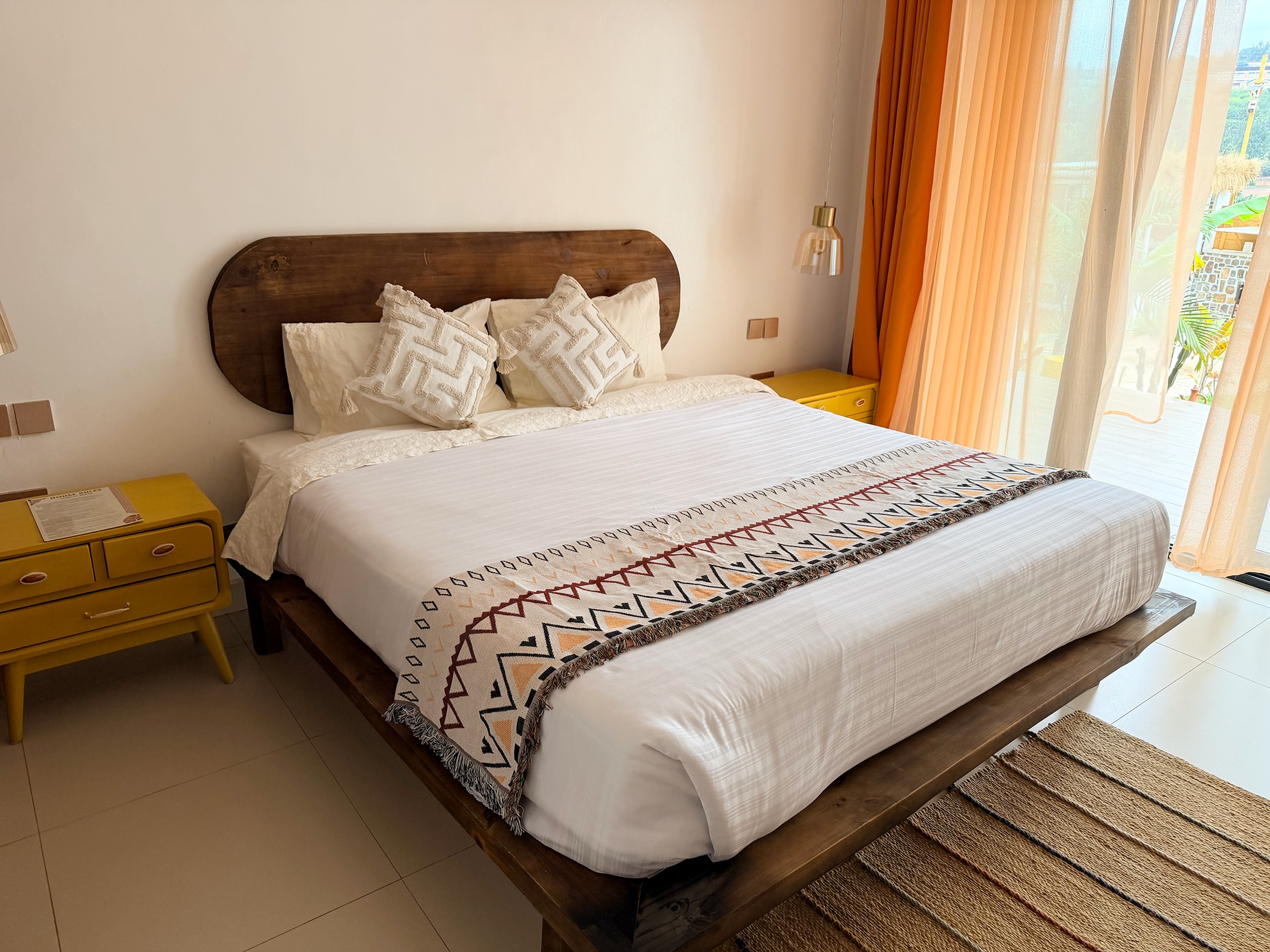 Luxurious bedroom at Maruvu House
