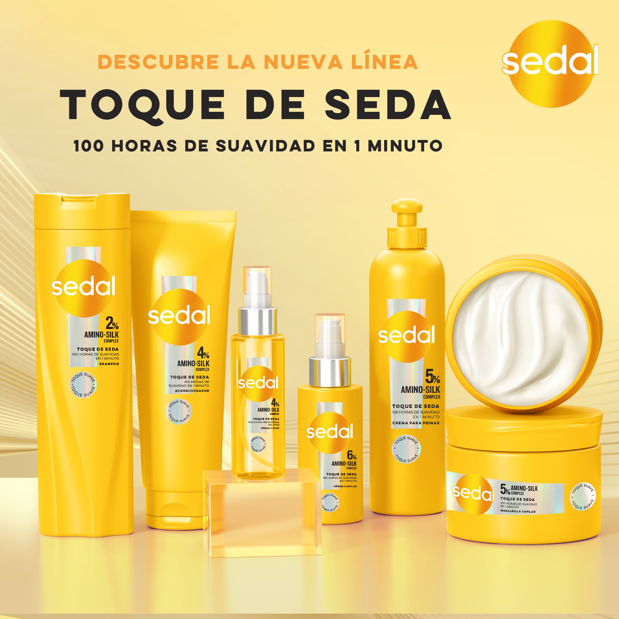 Línea completa Sedal Toque de Seda