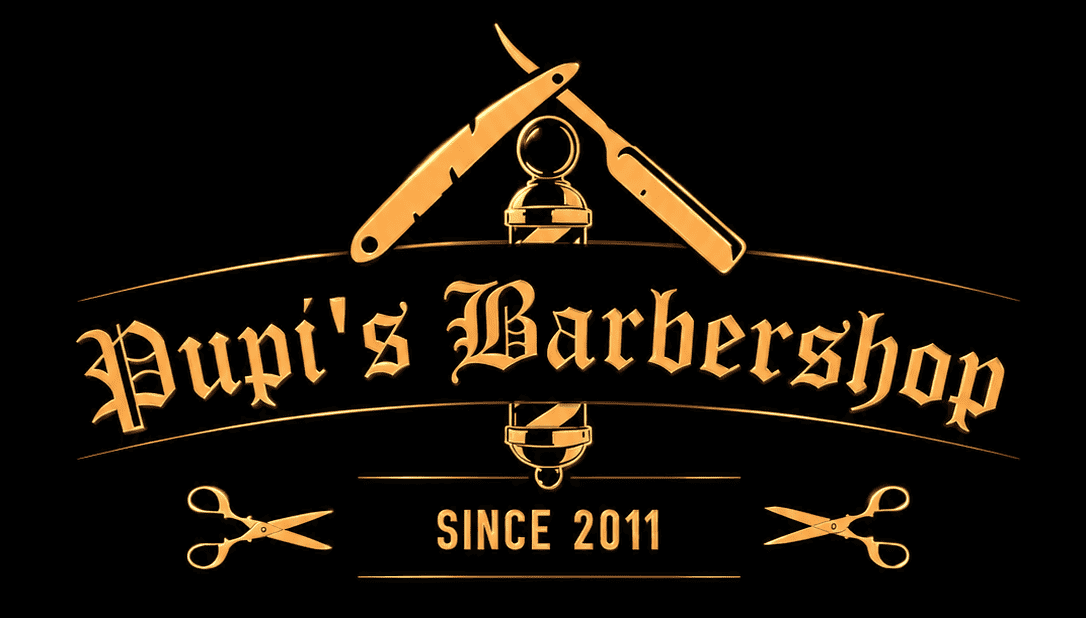 Pupi's Barbershop Logo