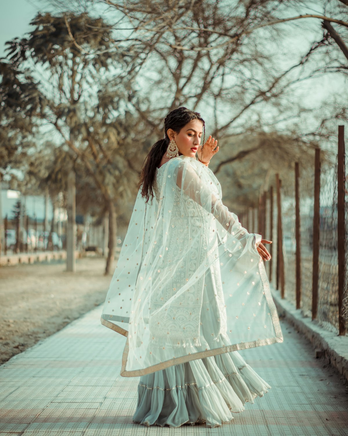 Bridal Opulence in Crimson - Fashion Photography by Salty Media Production