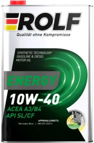 ROLF 10W-40 SAE Energy 1л. Масло моторное полусинтетическое