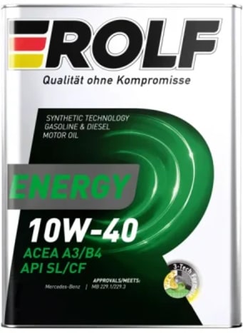 ROLF 10W-40 SAE Energy 4л. Масло моторное полусинтетическое