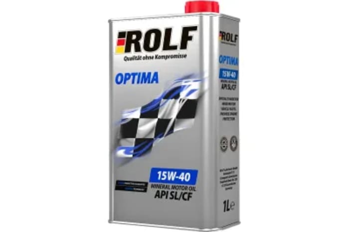 ROLF 15W-40 SAE Optima 1л. Масло моторное минеральное
