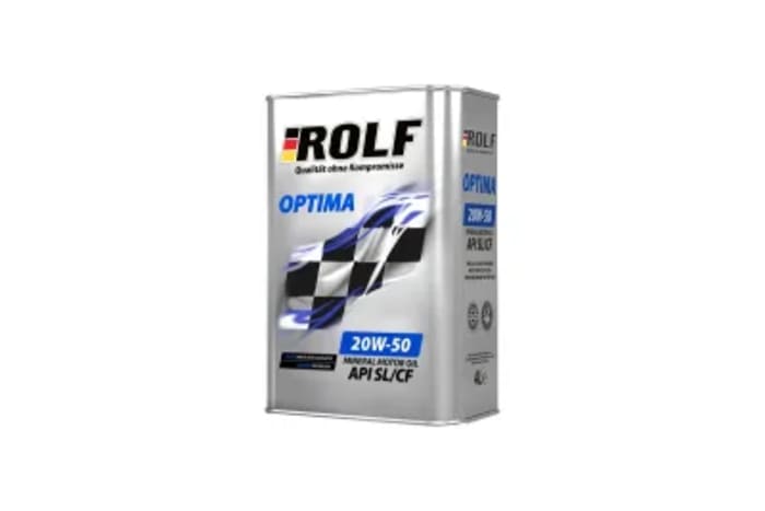 ROLF 20W-50 SAE Optima 4л. Масло моторное минеральное