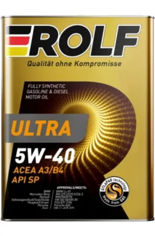 Rolf Ultra SAE 5W-40 ACEA A3/B4 API SP 4л