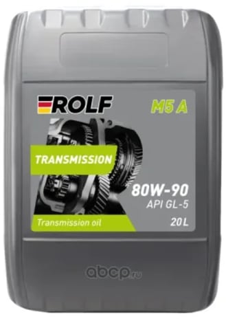 Rolf масло трансмиссионное минеральное Transmission M5 A 80W-90 20 л