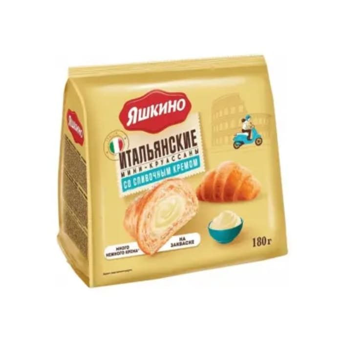 Мини круасаны "Яшкино" со слив кремом