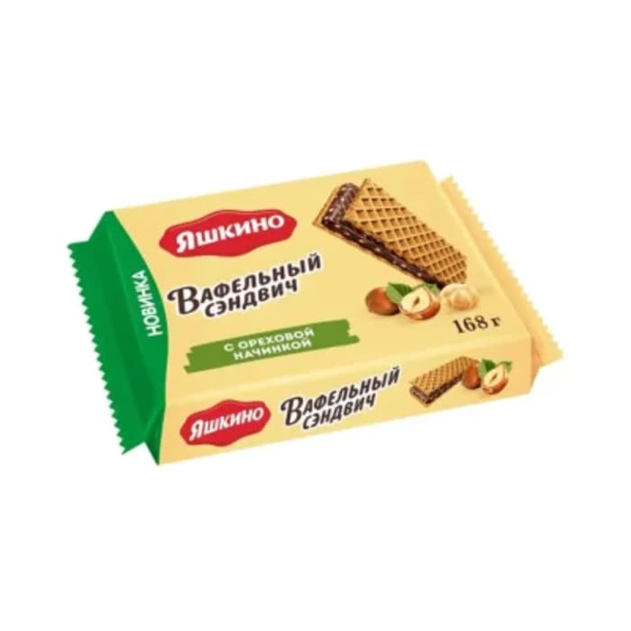 Вафельный сендвич "Яшкино" с орех начинкой