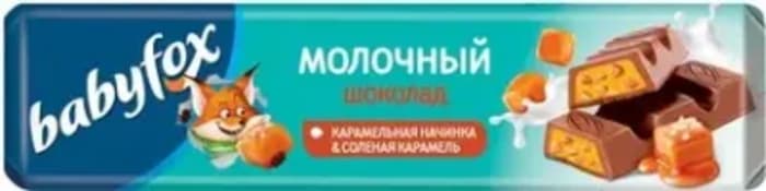 baby fox батончик карамельный