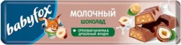 baby fox батончик ореховый