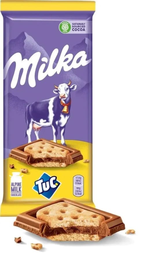 Шоколад Milka tuc