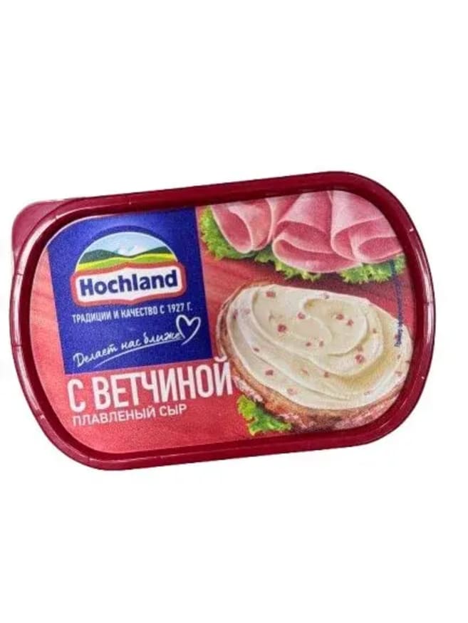 Плавленный сыр с ветчиной