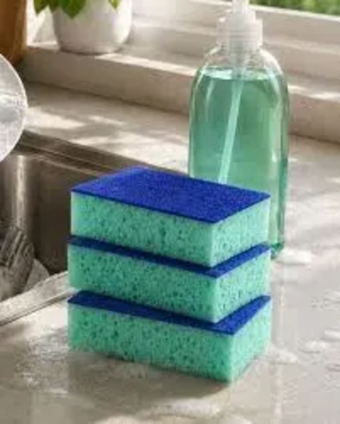Губки для посуды цветные