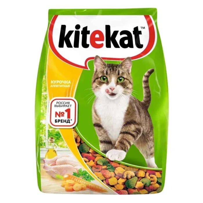 Сухой Корм для кошек Kitekat курочка аппетит 350гр