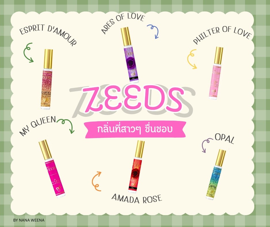 น้ำหอมZeeds โปร 2 ขวด(ขวดสเปรย์)