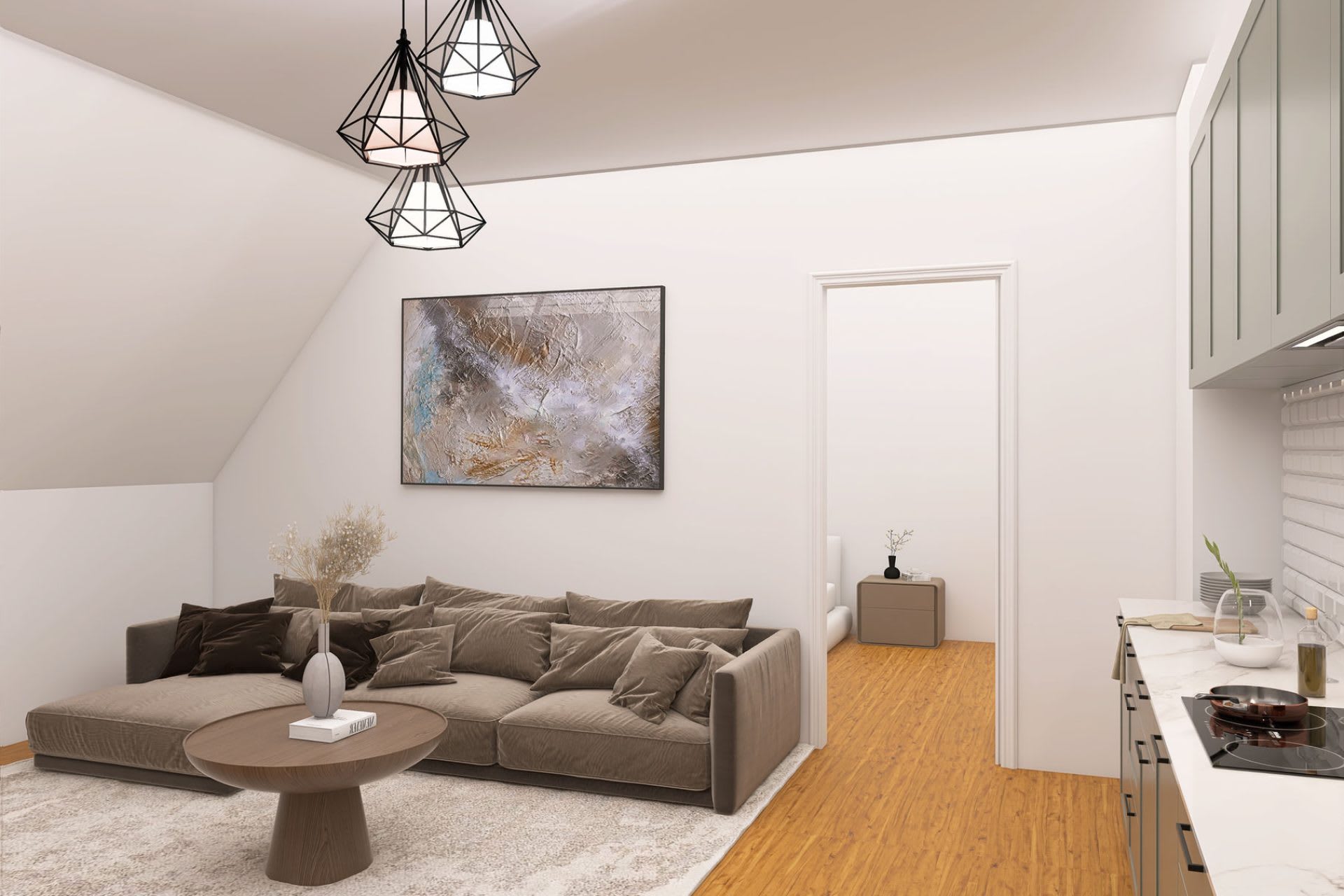 Půdní byty metro Palmovka - 3