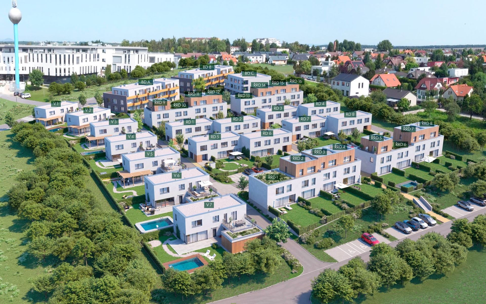 klecanska alej domy - 2