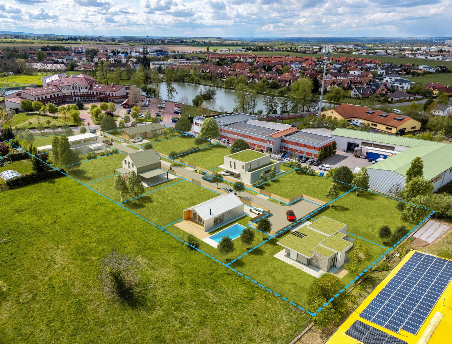 Stavební pozemky Jesenice - 3