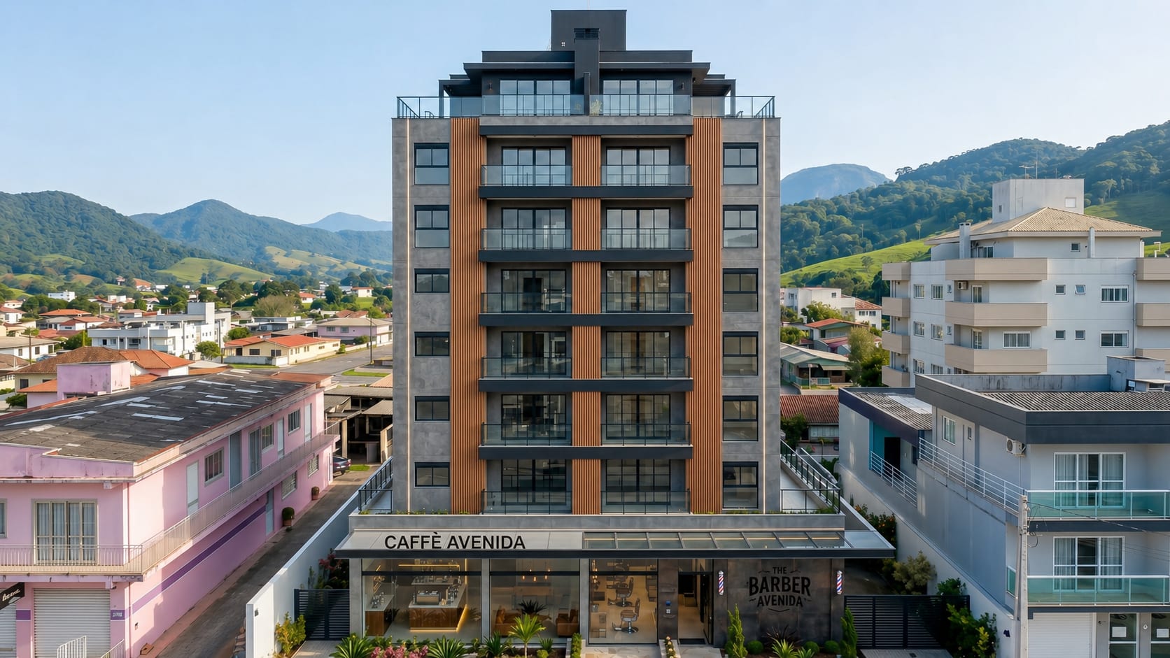 Cenário B — Âncora + residencial