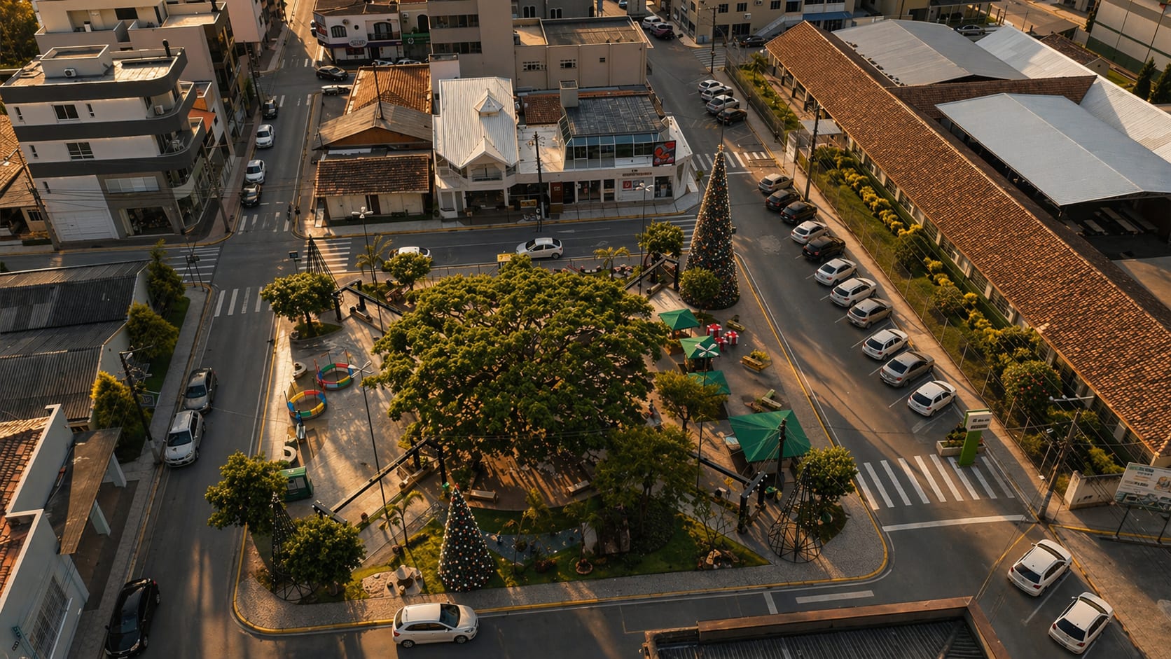 Praça Central — Alfredo Wagner