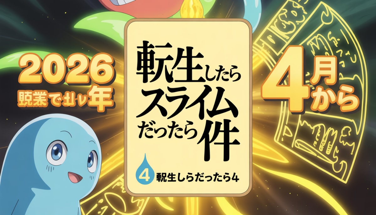 That Time I Got Reincarnated as a Slime Anime's 4th Season Premieres in April, to Run for More Than a Year | Anime News | KN Drawing