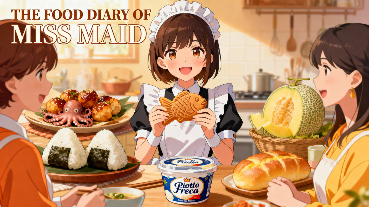 The Food Diary of Miss Maid TV Anime Reveals April 2026 Debut