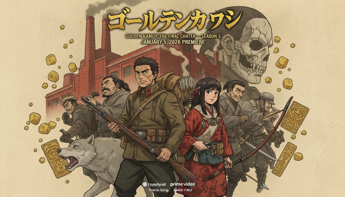 Golden Kamuy: The Final Chapter – Season 5 Release Date & Guide | January 2026 Premiere, Sapporo Beer Factory Arc & Treasure Hunt Conclusion