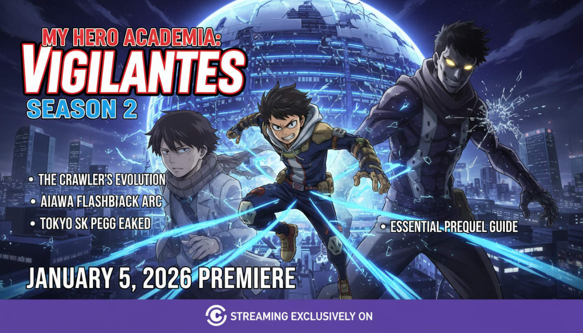 My Hero Academia: Vigilantes Season 2 – Release Date, The Crawler's Evolution & MHA Prequel Guide | January 2026 Premiere