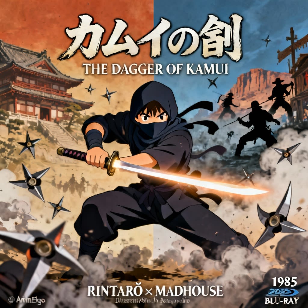 AnimEigo Releases The Dagger of Kamui Anime Film on Blu-ray Disc on April 7