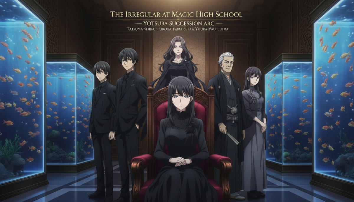 The Irregular at Magic High School: Yotsuba Succession Arc Film's 1st Teaser Unveils May 8 Debut