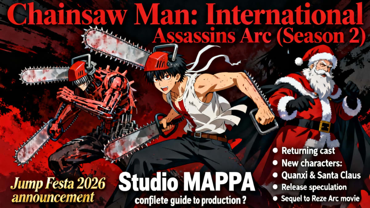 Chainsaw Man: International Assassins Arc (Season 2) – Everything We Know So Far | Production Status, Cast, Plot & Release Speculation
