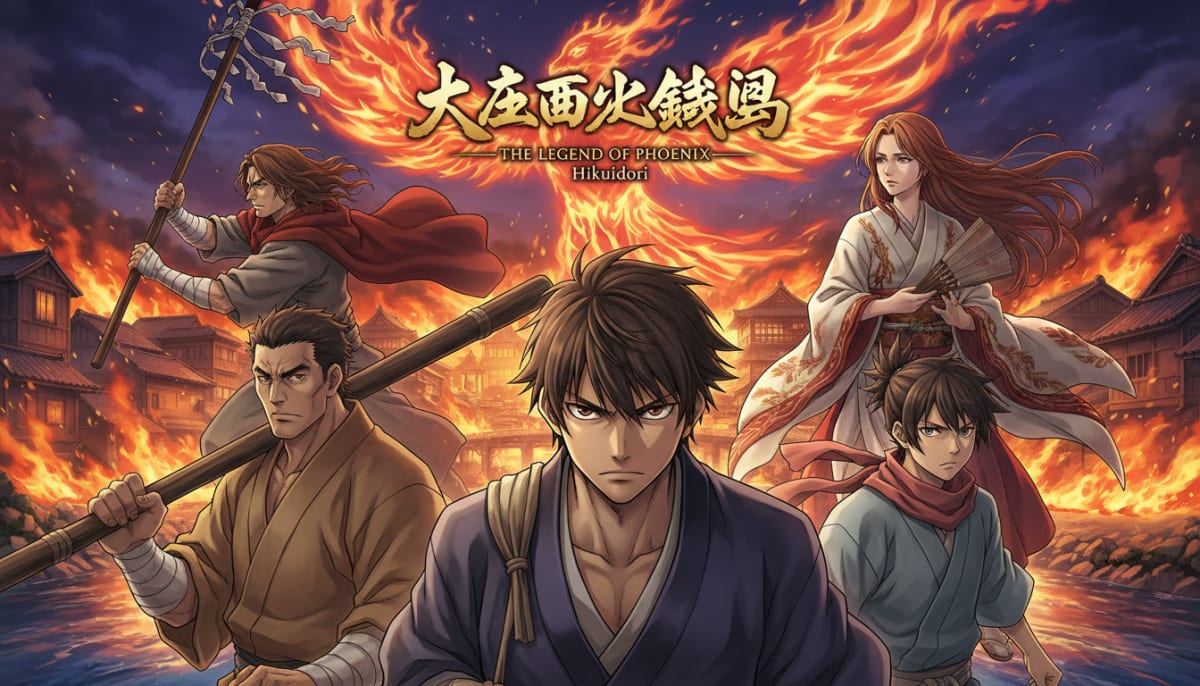 Oedo Fire Slayer -The Legend of Phoenix- Anime's 2nd Video Unveils Porno Graffitti Opening Song