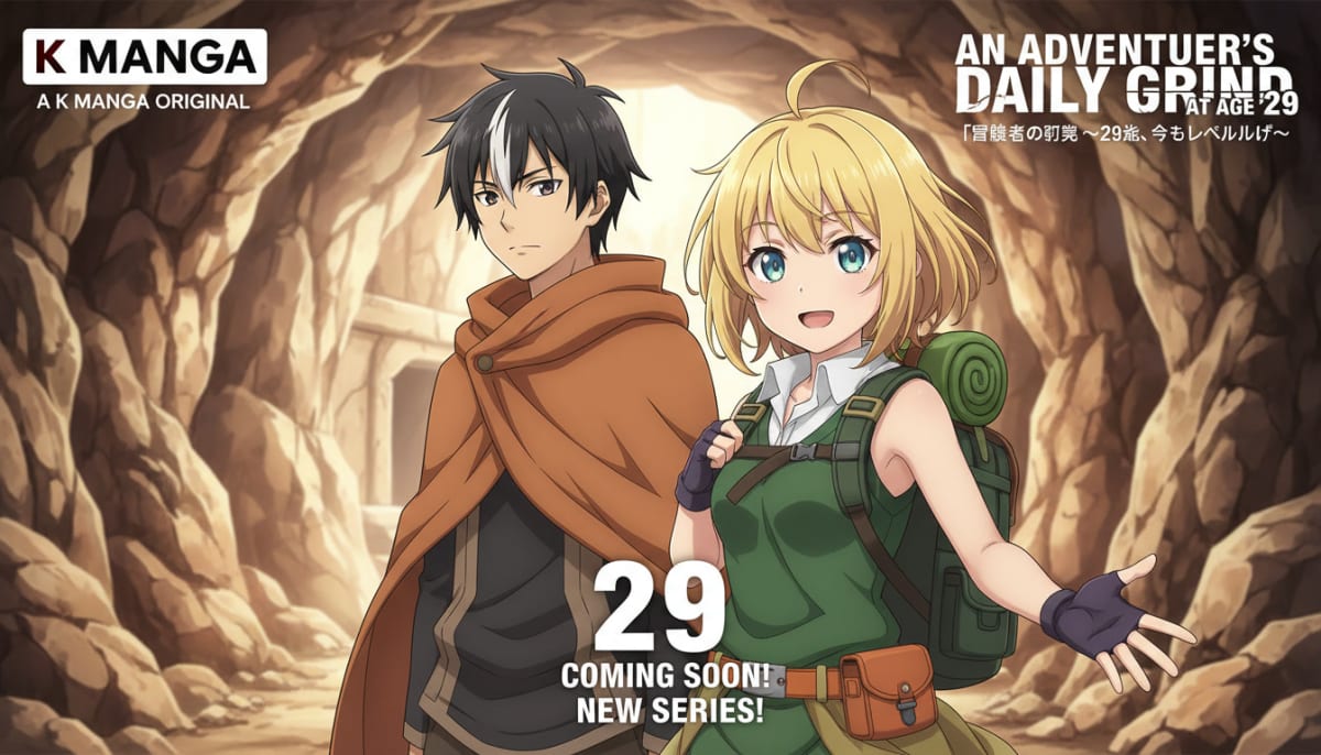 K Manga Adds An Adventurer's Daily Grind at Age 29 in English