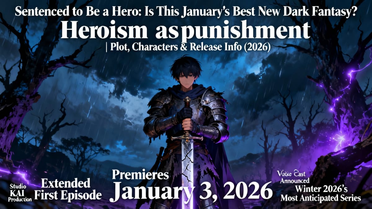 Sentenced to Be a Hero: Is This January's Best New Dark Fantasy? | Plot, Characters & Release Info (2026)
